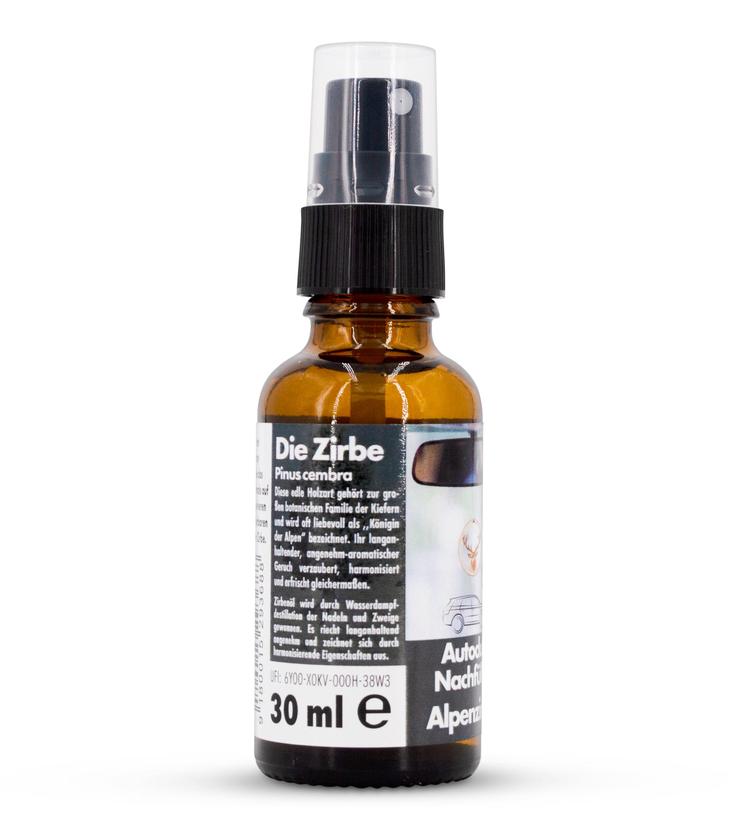 Autoduft Nachfüller Zirbe 30ml