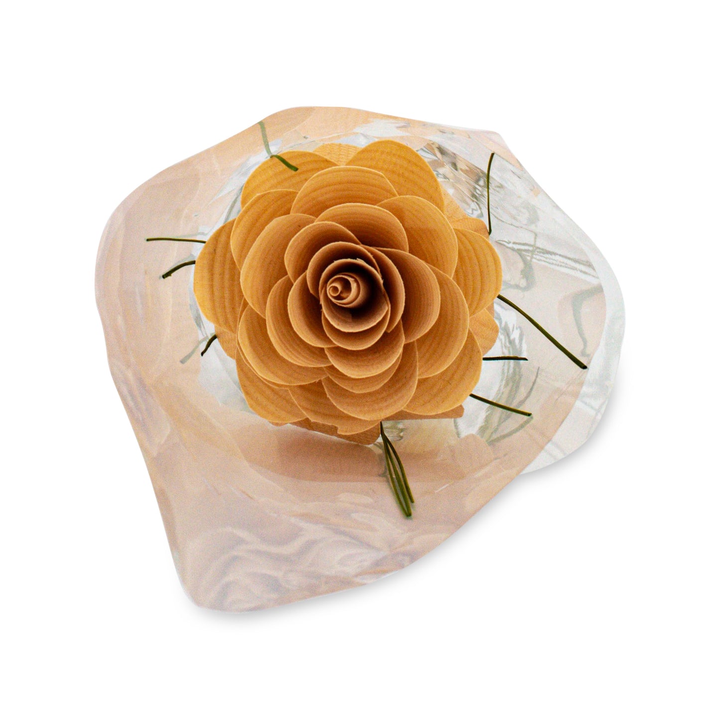 Zirben Rose mit Ziergras