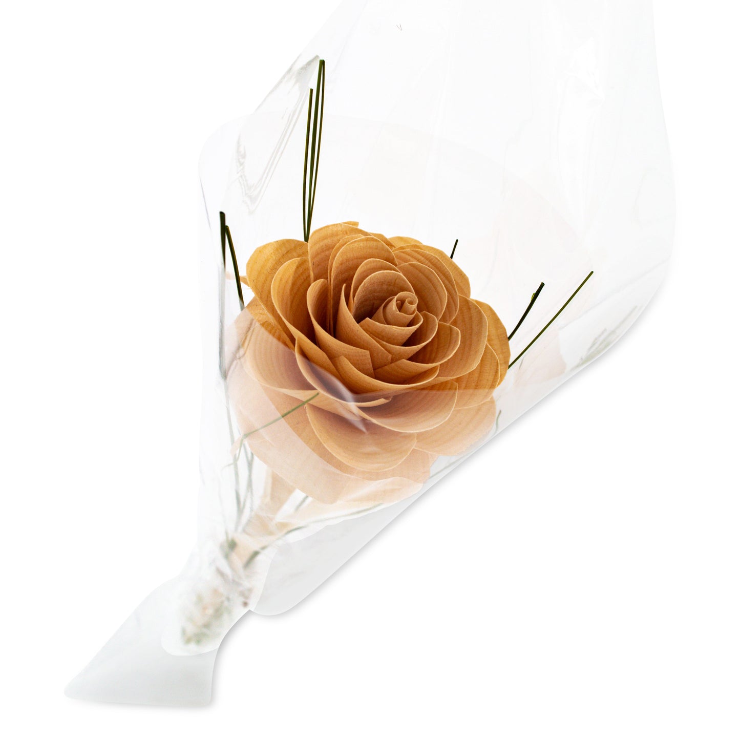 Zirben Rose mit Ziergras