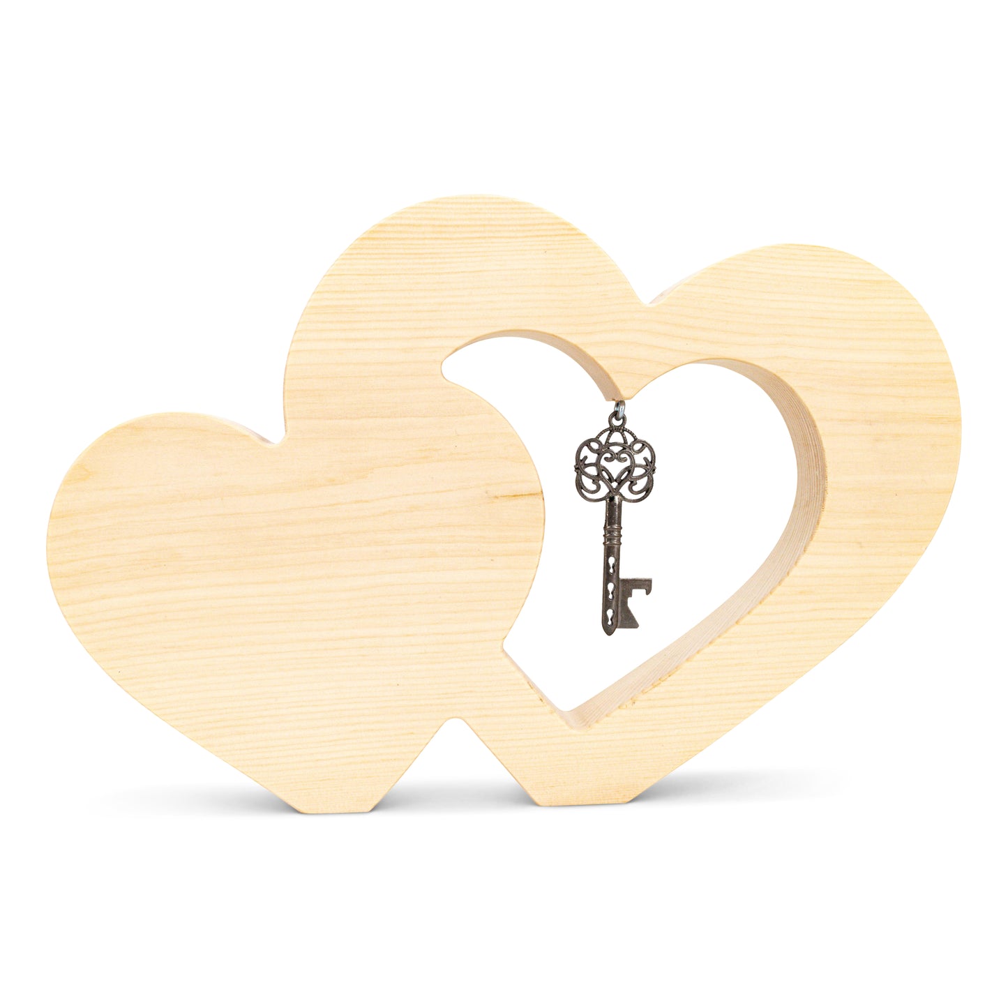 Zirbenherz mit Schlüssel Zuhause