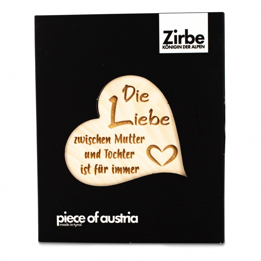 Zirbenherz Mini Die Liebe zwischen Mutter...