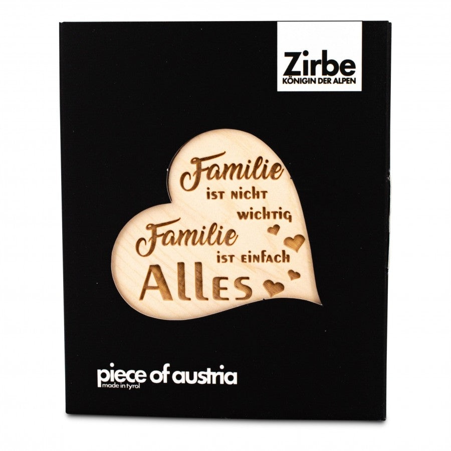 Zirbenherz Mini Familie ist nicht ...