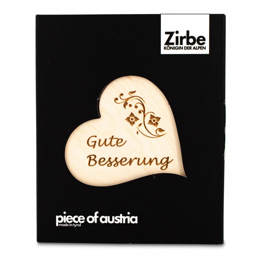 Zirbenherz Mini Gute Besserung