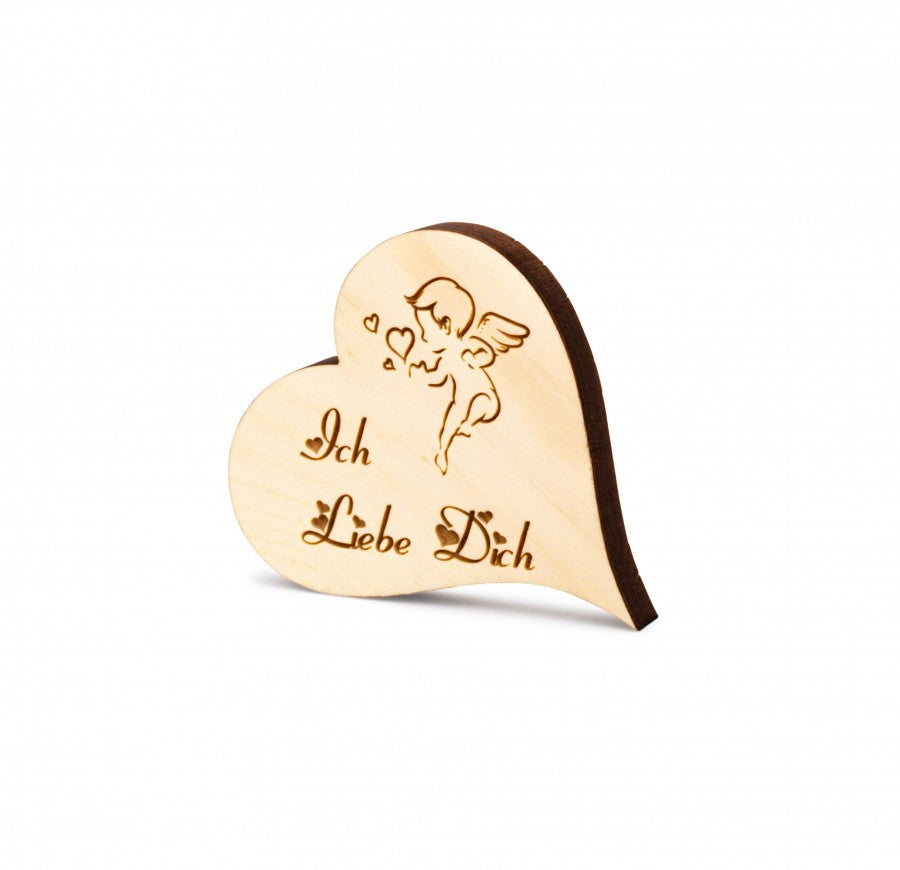 Zirbenherz Mini Ich Liebe Dich