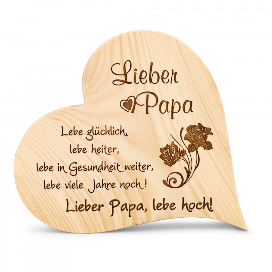 Zirbenherz Lieber Papa