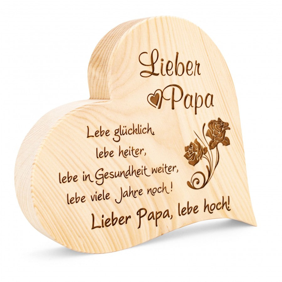 Zirbenherz Lieber Papa