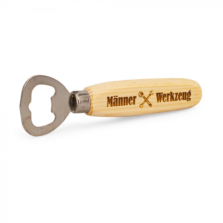 Flaschenöffner aus Zirbe Männer Werkzeug