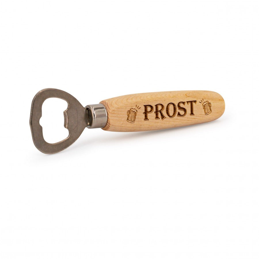 Flaschenöffner aus Zirbe Prost