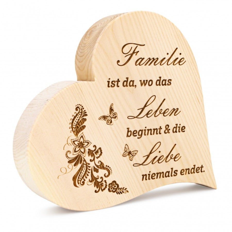 Zirbenherz Familie ist da...