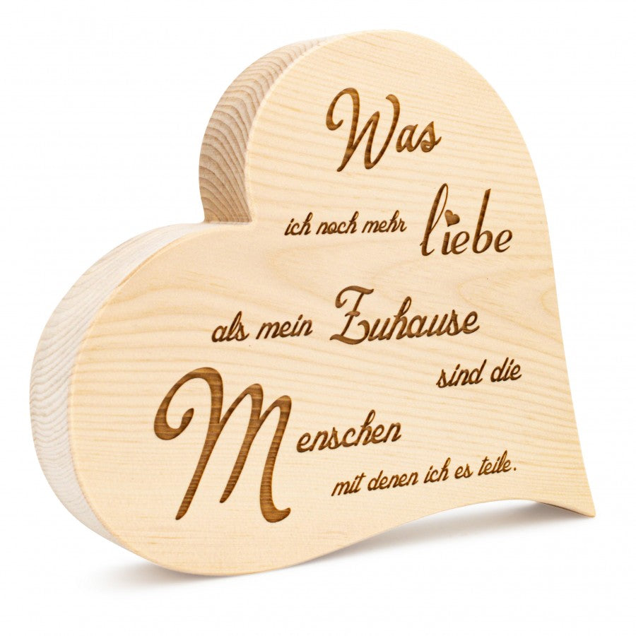 Zirbenherz Was ich noch mehr liebe