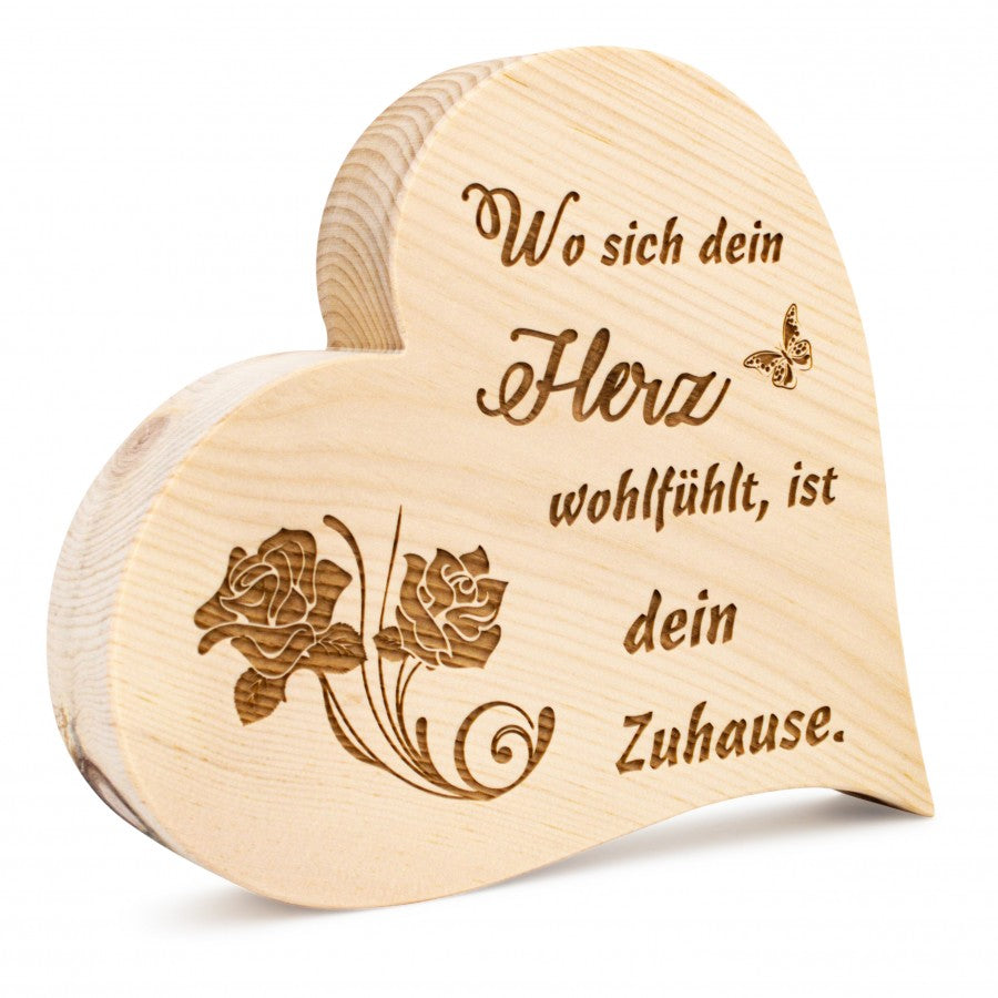 Zirbenherz Wo sich dein Herz wohlfühlt