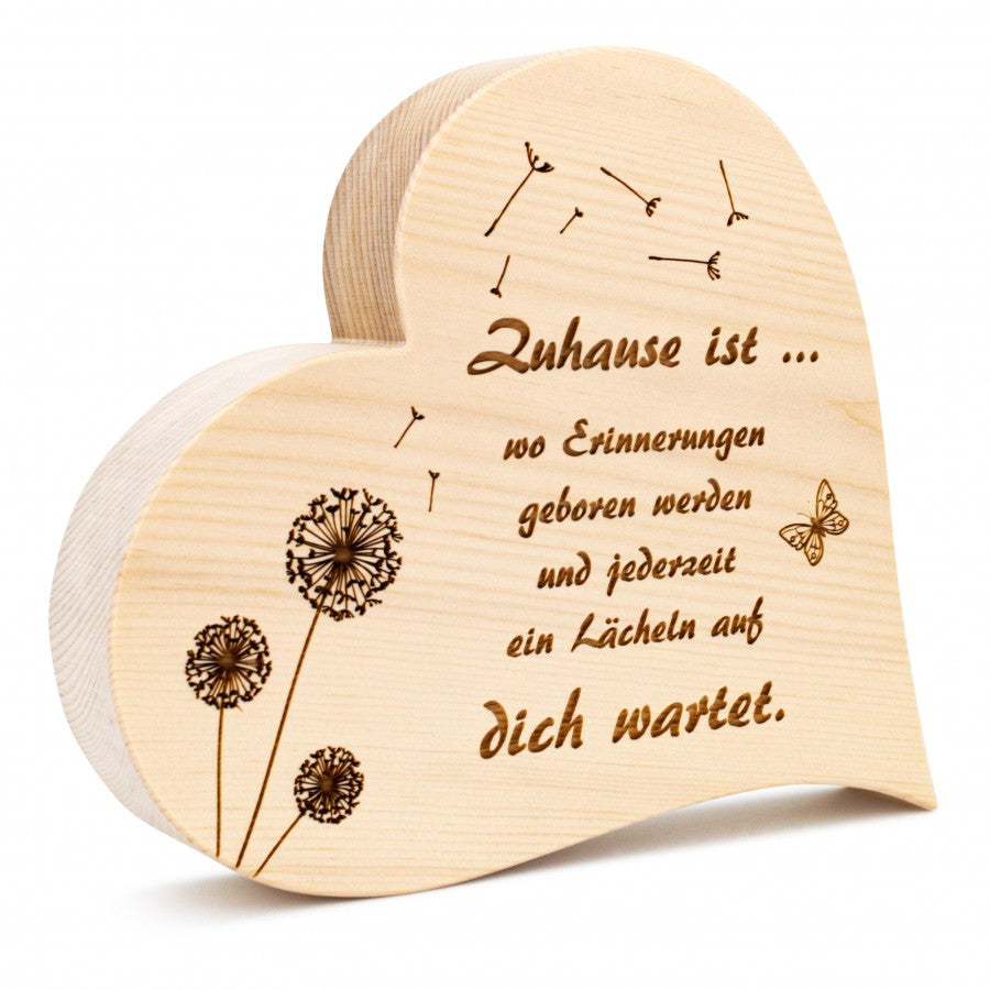 Zirbenherz Zuhause ist...