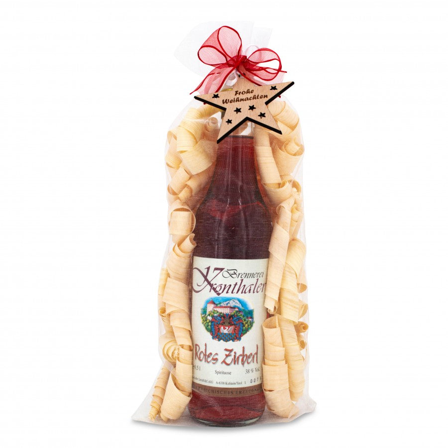 Geschenkset Weihnachten Rotes Zirberl 0,5l