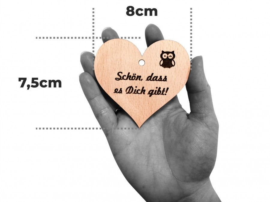 Teelichthalter aus Zirbenholz Schwein Prosit