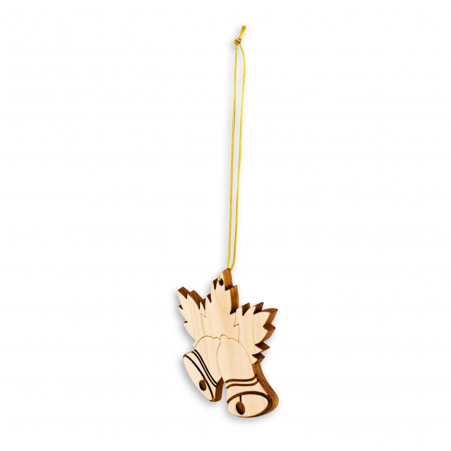 Christbaumschmuck aus Zirbe Glocken