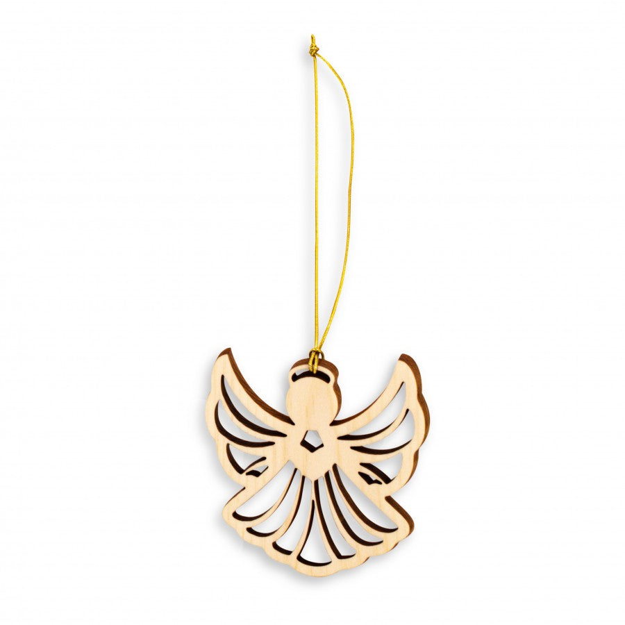 Christbaumschmuck aus Zirbe Engel
