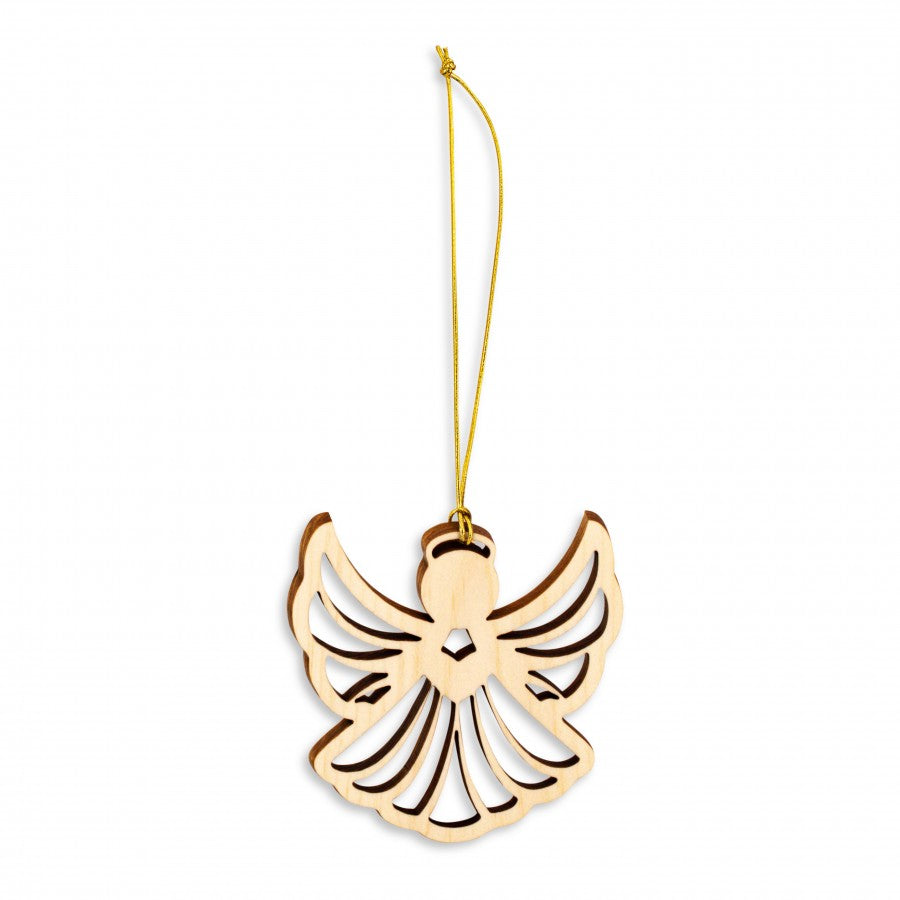 Christbaumschmuck aus Zirbe Engel