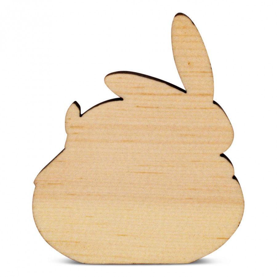 Zirbenhase Mini liegend auf Osterei 1
