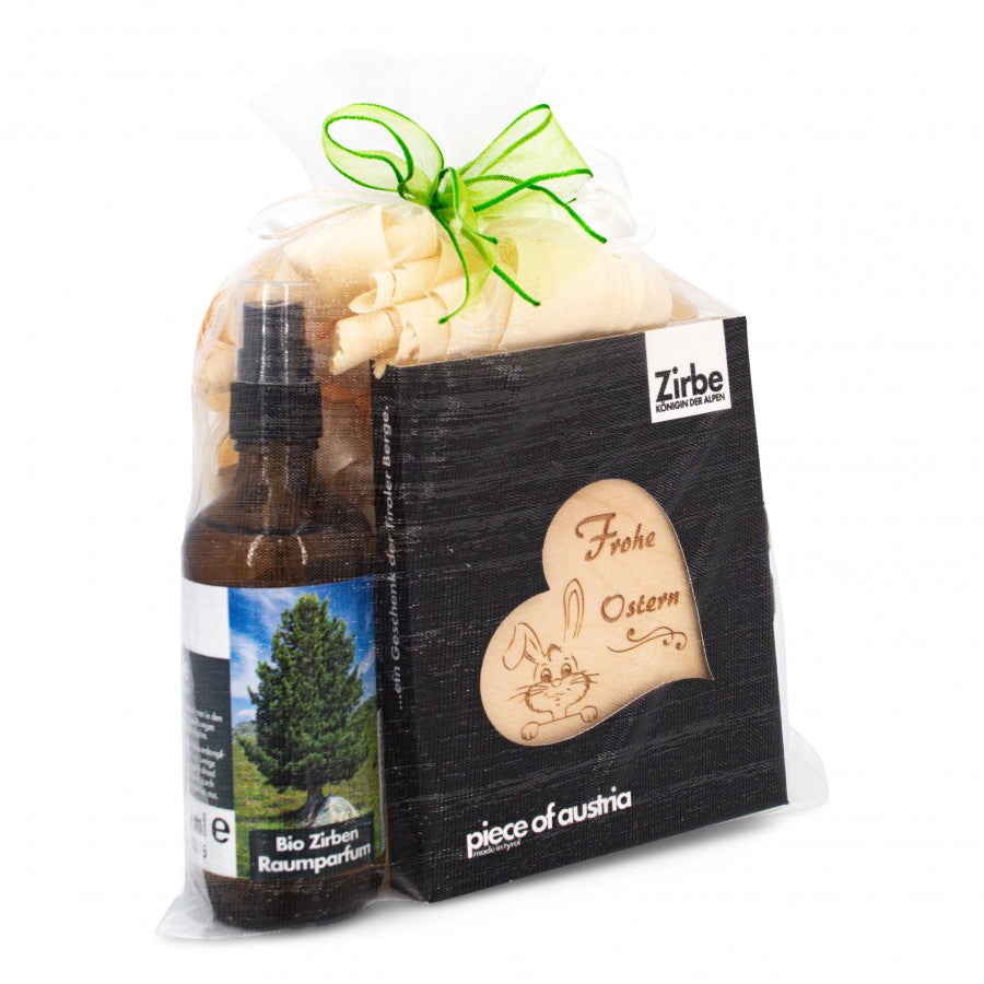 Geschenkset Ostern Zirbenduft mit Herz