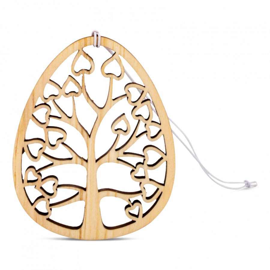 Osterschmuck aus Zirbe Herzbaum