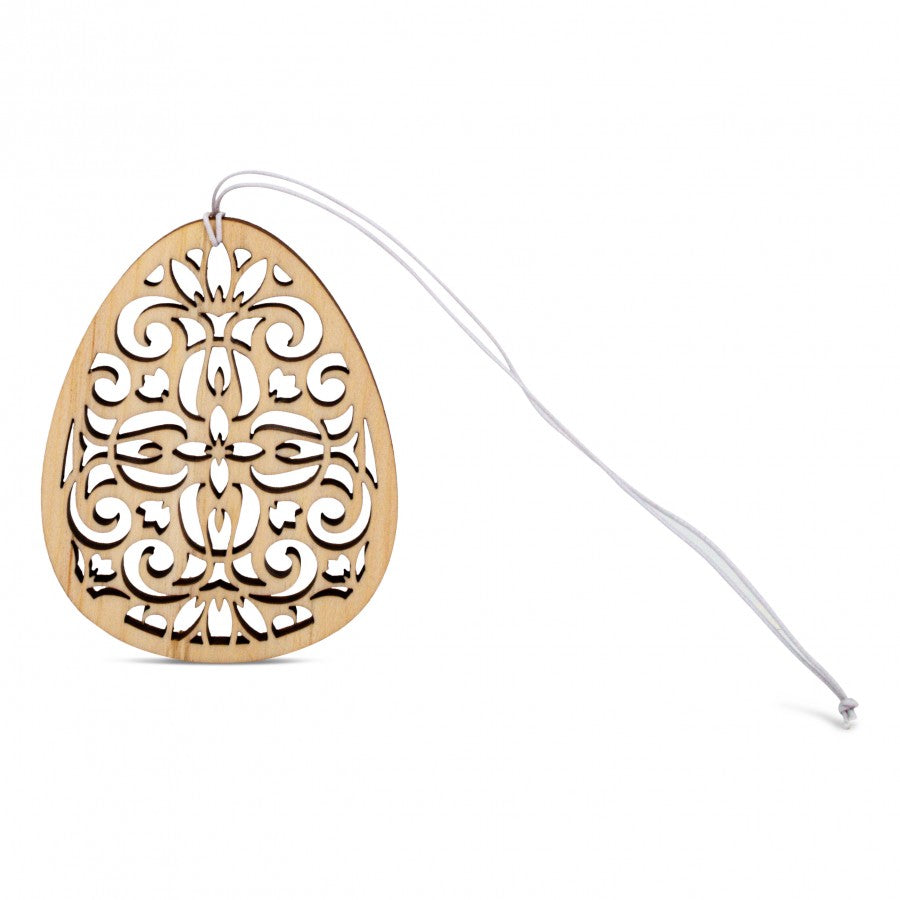 Osterschmuck aus Zirbe Mandala