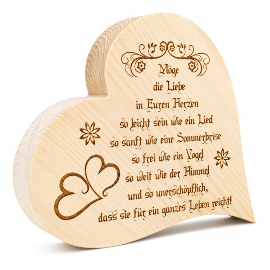 Zirbenherz Möge die Liebe
