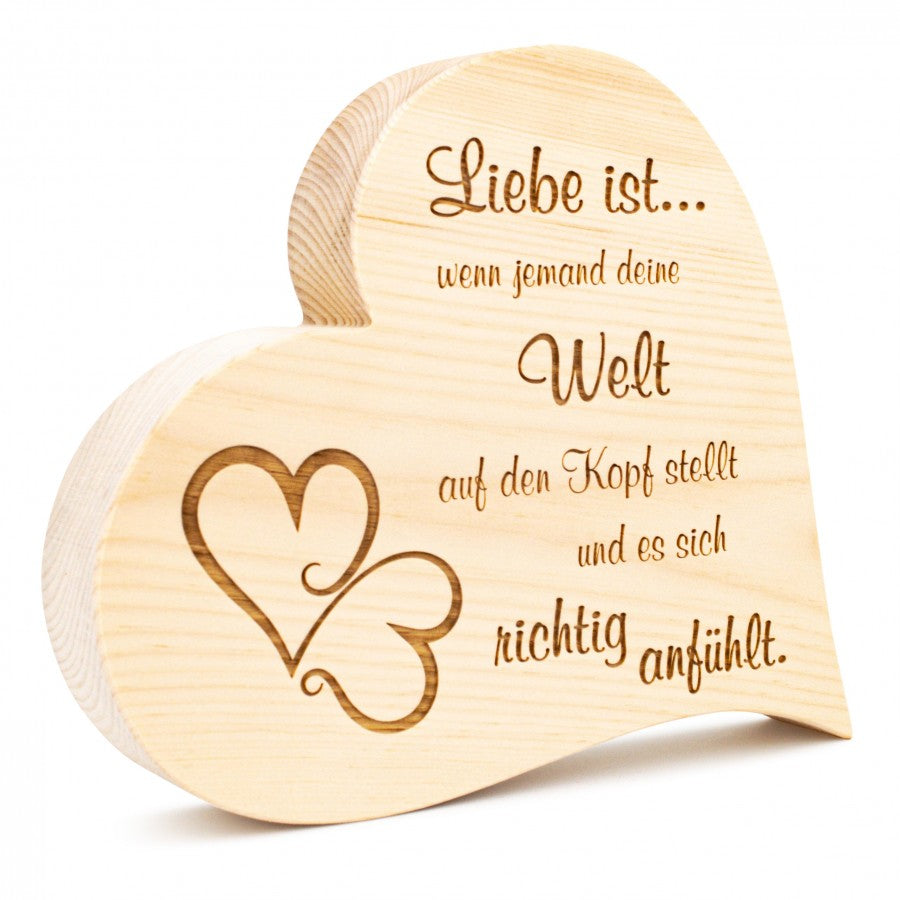 Zirbenherz Liebe ist...