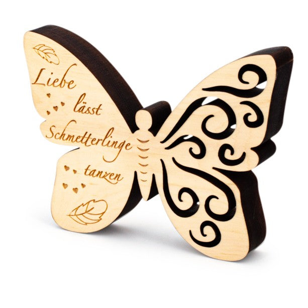 Kleiner Schmetterling Liebe lässt
