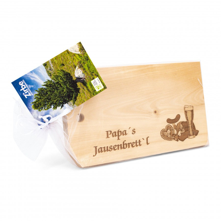 Zirbenjausenbrett Papa´s Jausenbrett´l