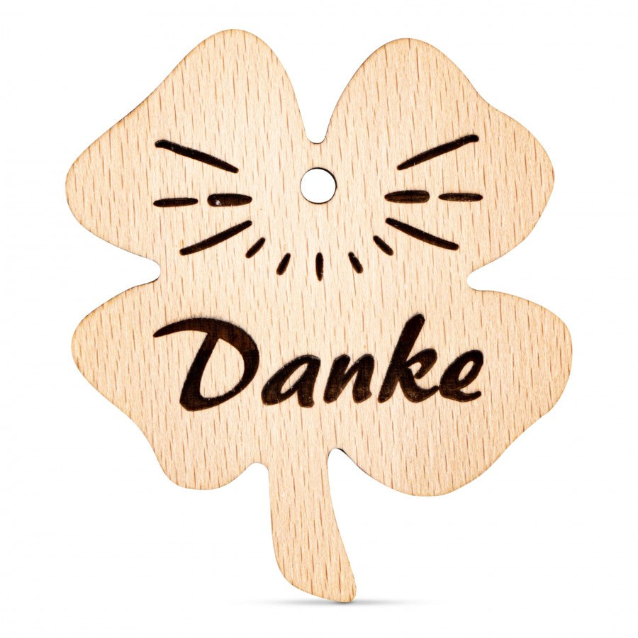 Kleeblatt Danke