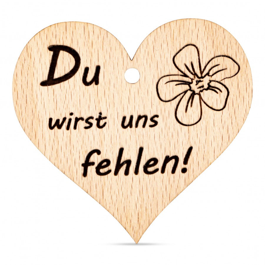 Du wirst uns fehlen!