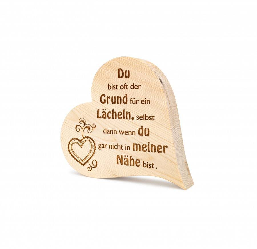 Zirbenherz Du bist oft der Grund