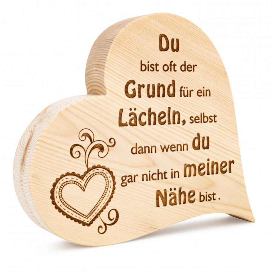Zirbenherz Du bist oft der Grund