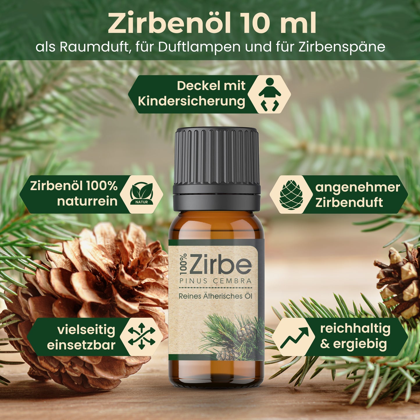 Reines Zirben Öl 10ml