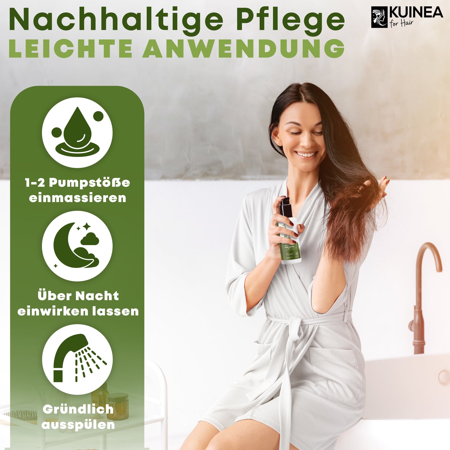 Bio Rosmarinöl für Haare 90 ml – 100% Naturrein & Dermatologisch Getestet – Parabenfrei, Alkoholfrei, Silikonfrei – Fördert Haarwachstum & Glanz – Rosemary Oil for Hair Growth