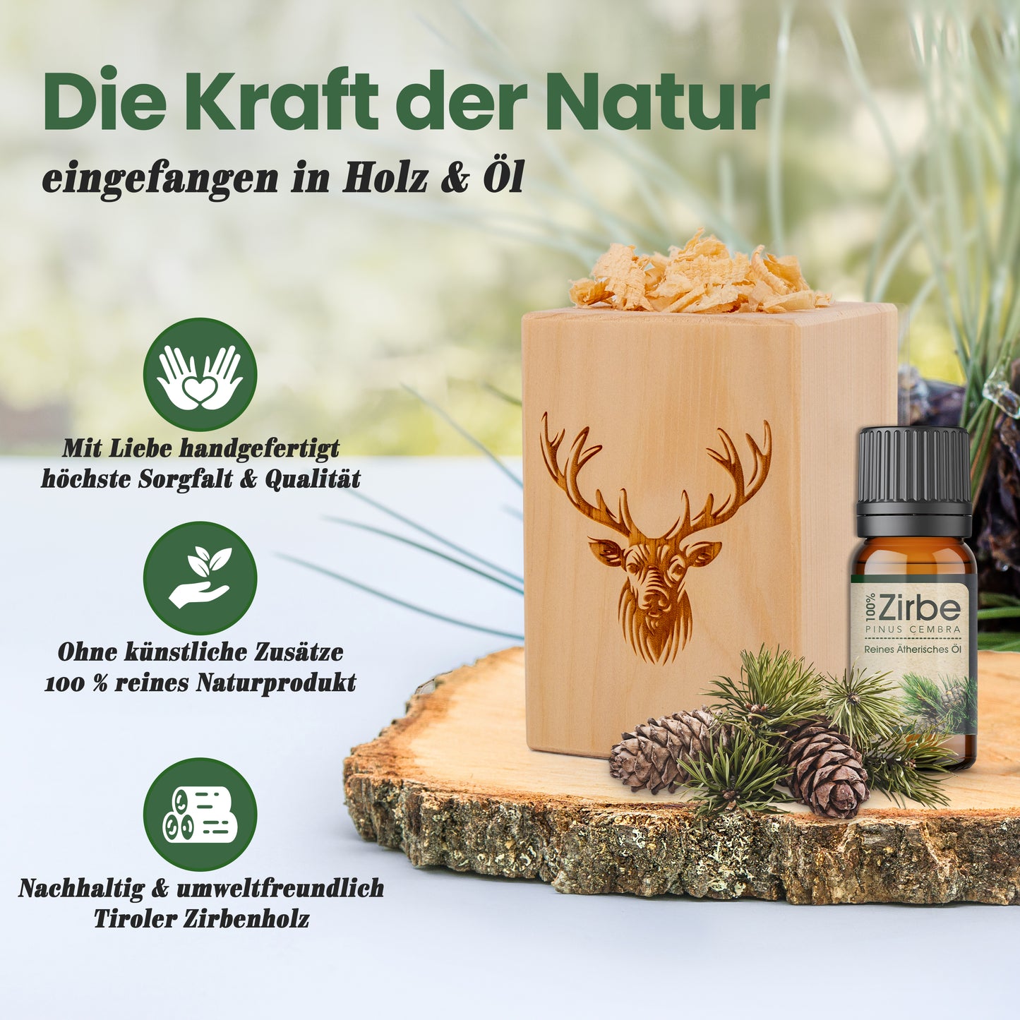 Duftset Säule Hirsch