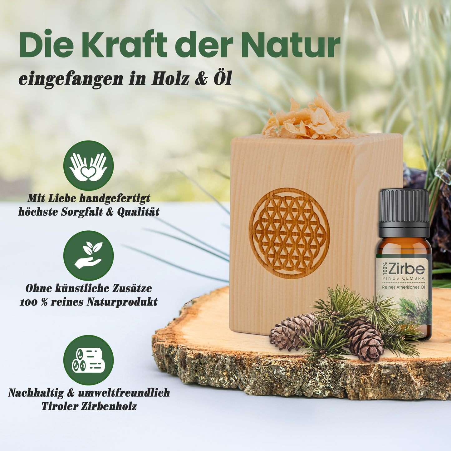 Duftset Säule Blume des Lebens