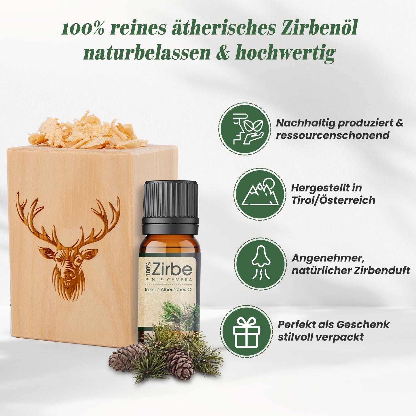 Duftset Säule Hirsch