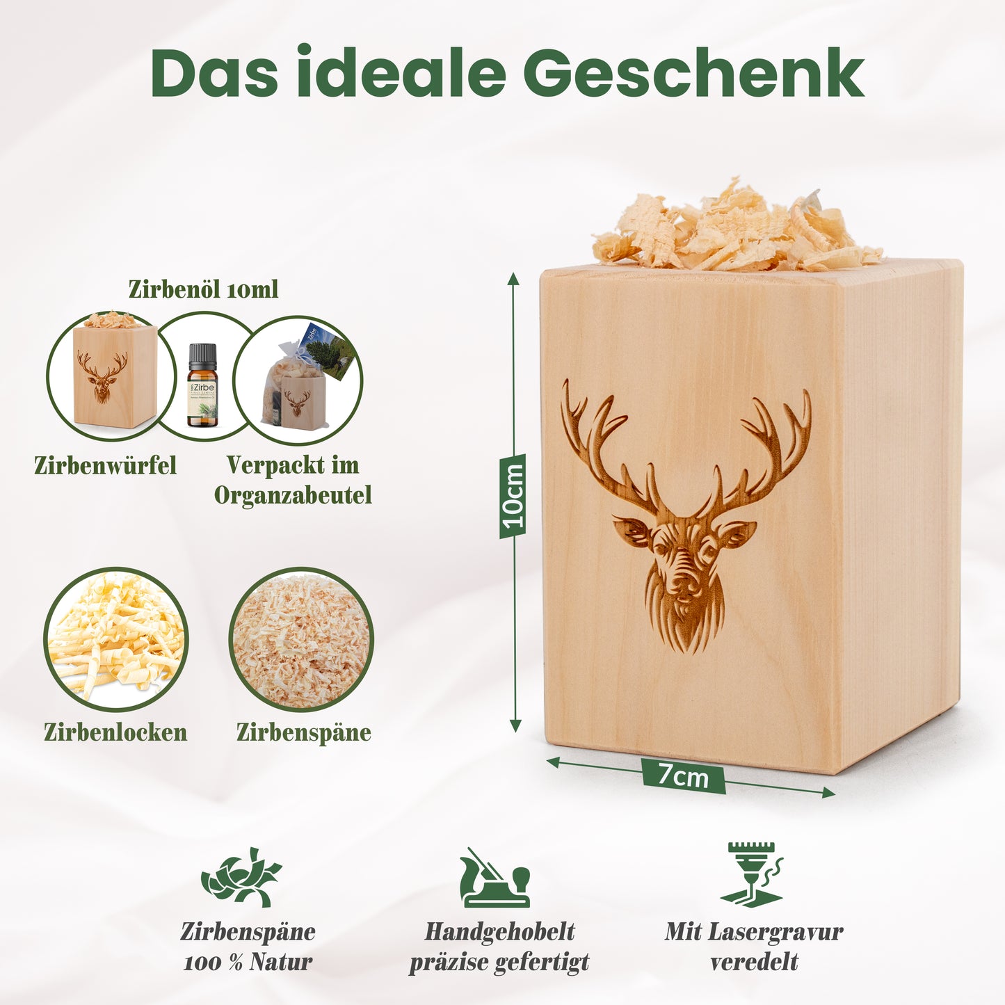 Duftset Säule Hirsch