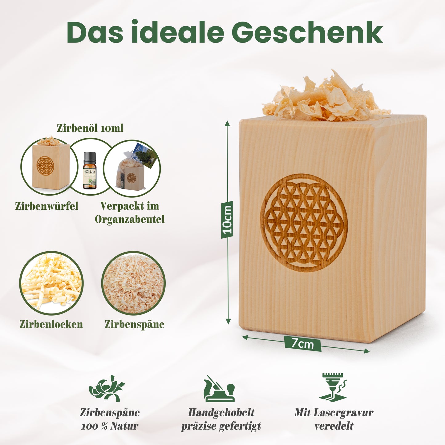 Duftset Säule Blume des Lebens