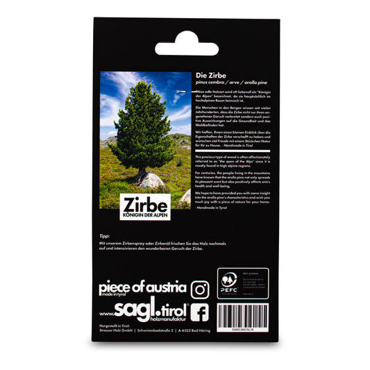 Natürlicher Autoduft aus Zirbe Pferd