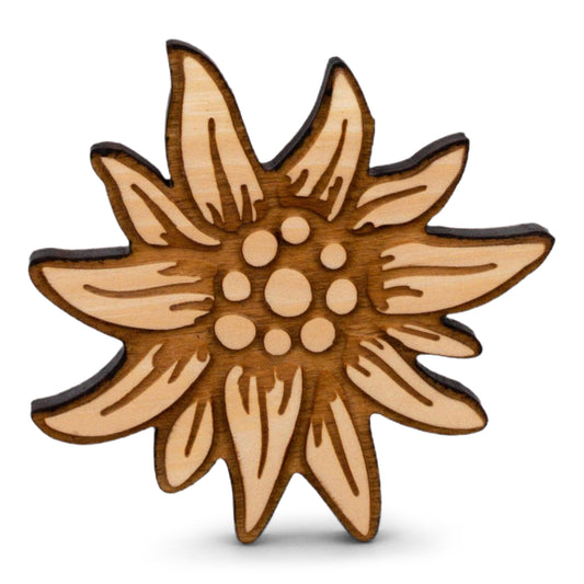 Edelweiß aus Zirbe 7cm