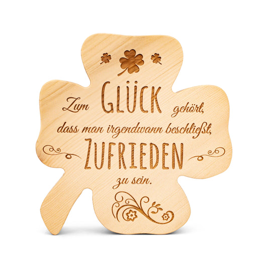 Zirbenkleeblatt Zum Glück gehört...