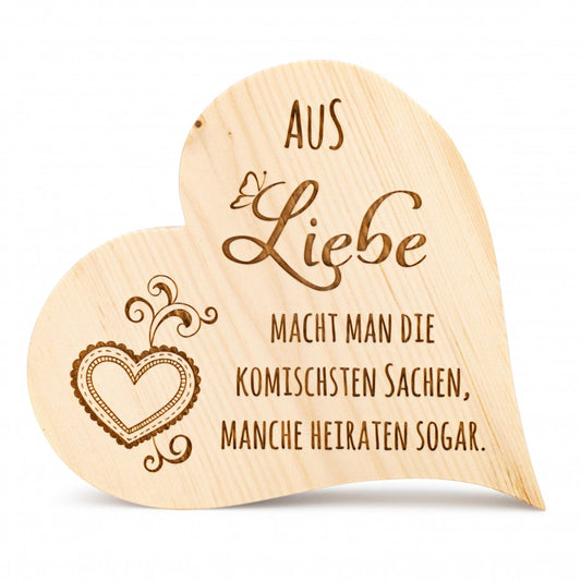 Zirbenherz Aus Liebe 20cm