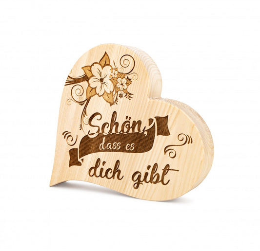 Zirbenherz Schön, dass...20cm