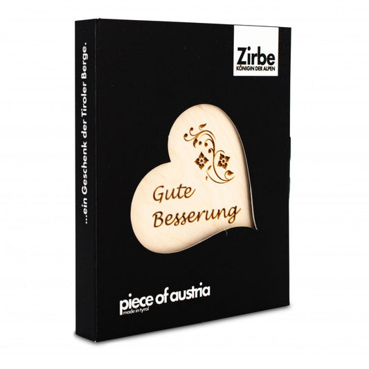 Zirbenherz Mini Gute Besserung