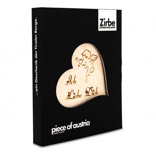 Zirbenherz Mini Ich Liebe Dich