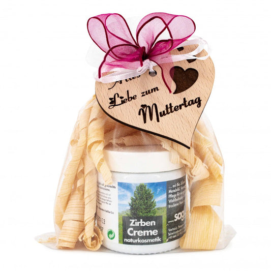Geschenkset Muttertag Zirben Creme