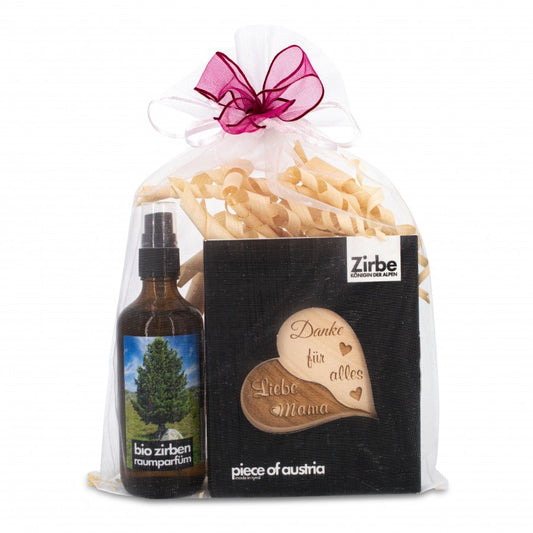 Geschenkset Zirbenduft mit Herz