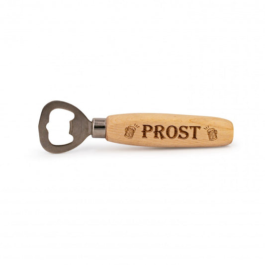 Flaschenöffner aus Zirbe Prost